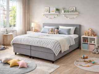 Boxspringcombinatie, M-Ray, Valencia Deluxe, Grijs